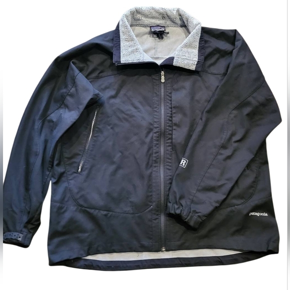 Patagonia Other - Patagonia Jacket Men's XL Black White Smoke Softshell Hiking Outdoor